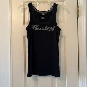 Harley Davidson tank top.